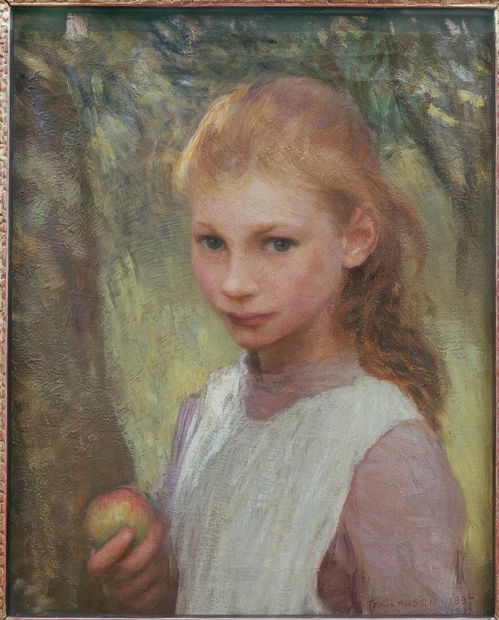 Il bambino timido da George Clausen