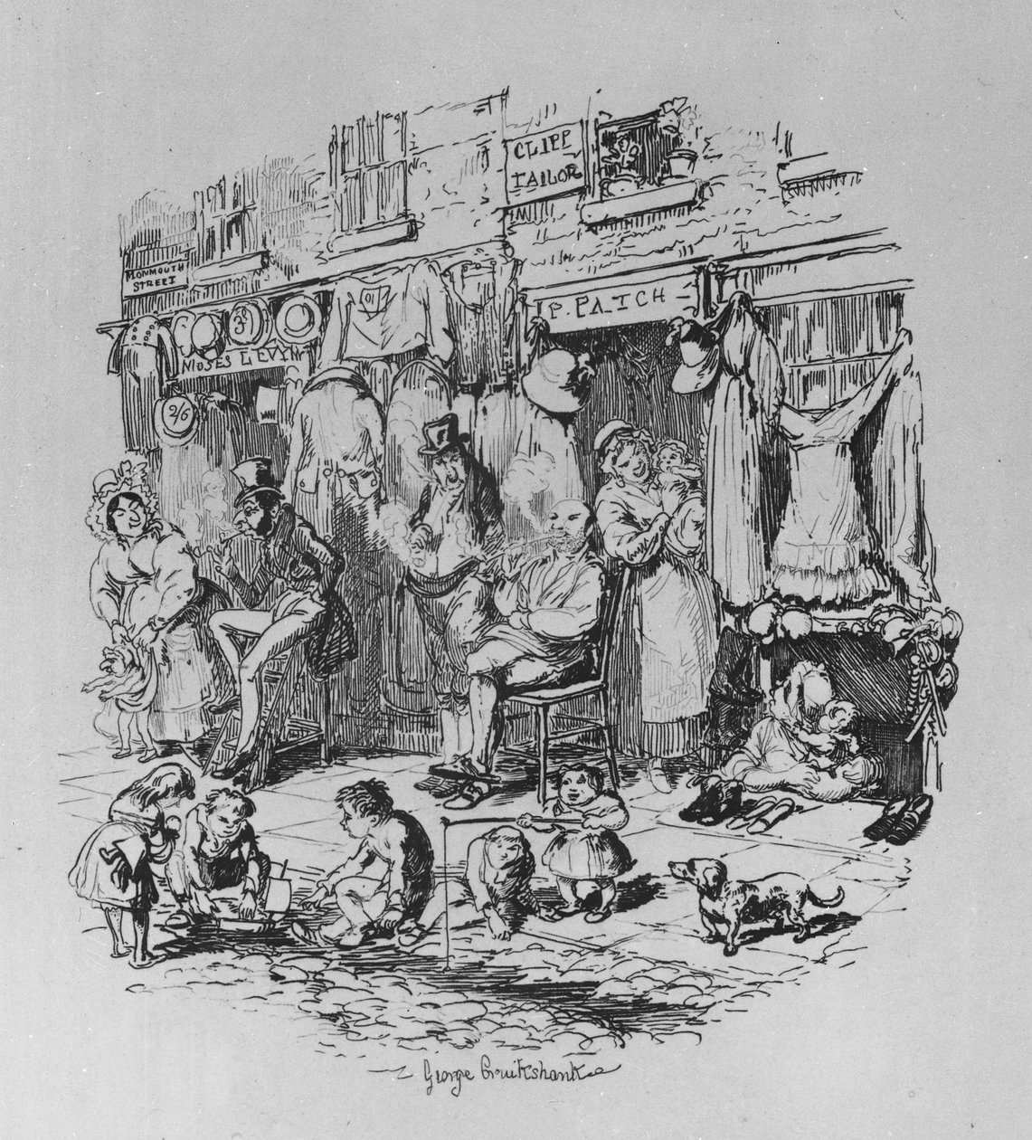 Monmouth Street, illustrazione da 