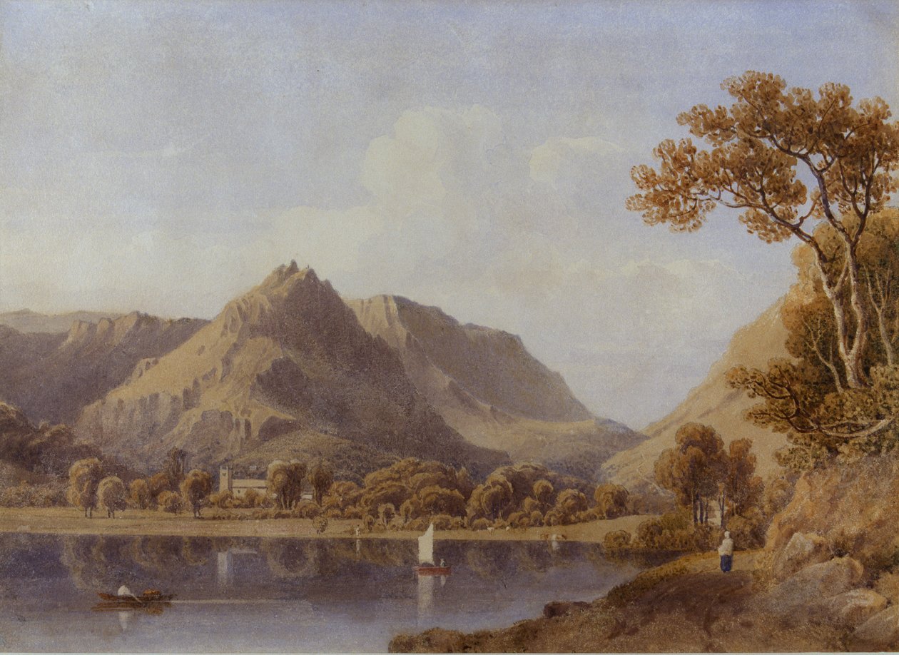 Lago di Grasmere, 1830 da George Fennel Robson
