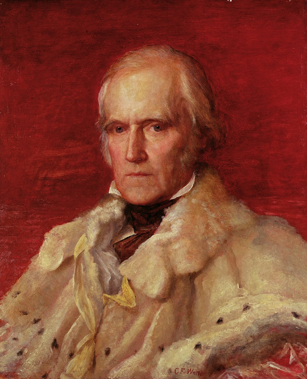 Ritratto di Stratford Canning (1786-1880), visconte Stratford de Redcliffe (1856-7) da George Frederick Watts