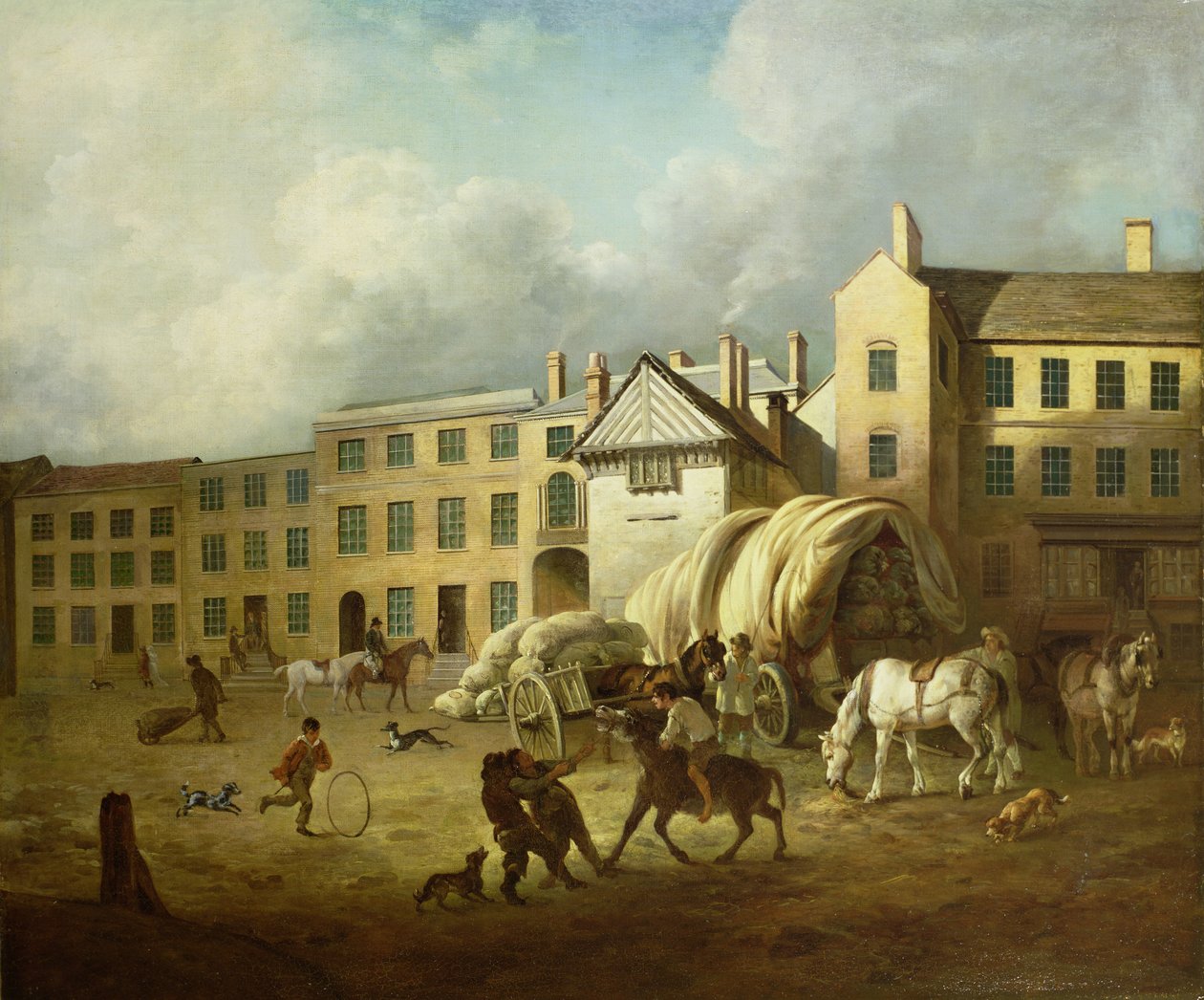 Una scena di città da George Garrard