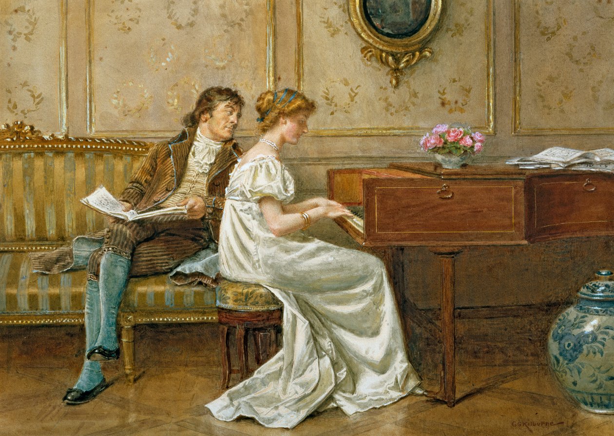 Il Nuovo Spinet da George Goodwin Kilburne