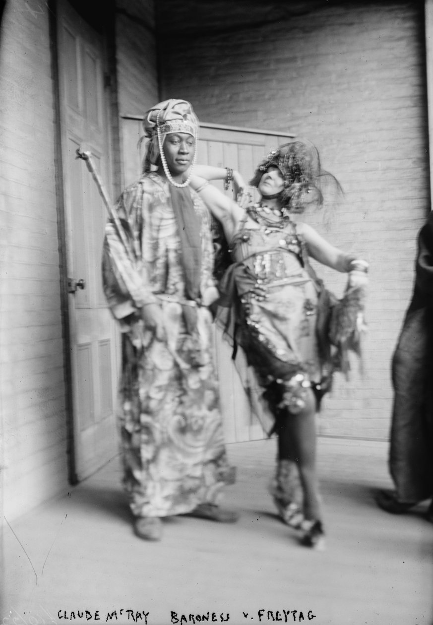 Claude McKay e la Baronessa Von Freytag-Loringhoven, c.1915 da George Grantham Bain