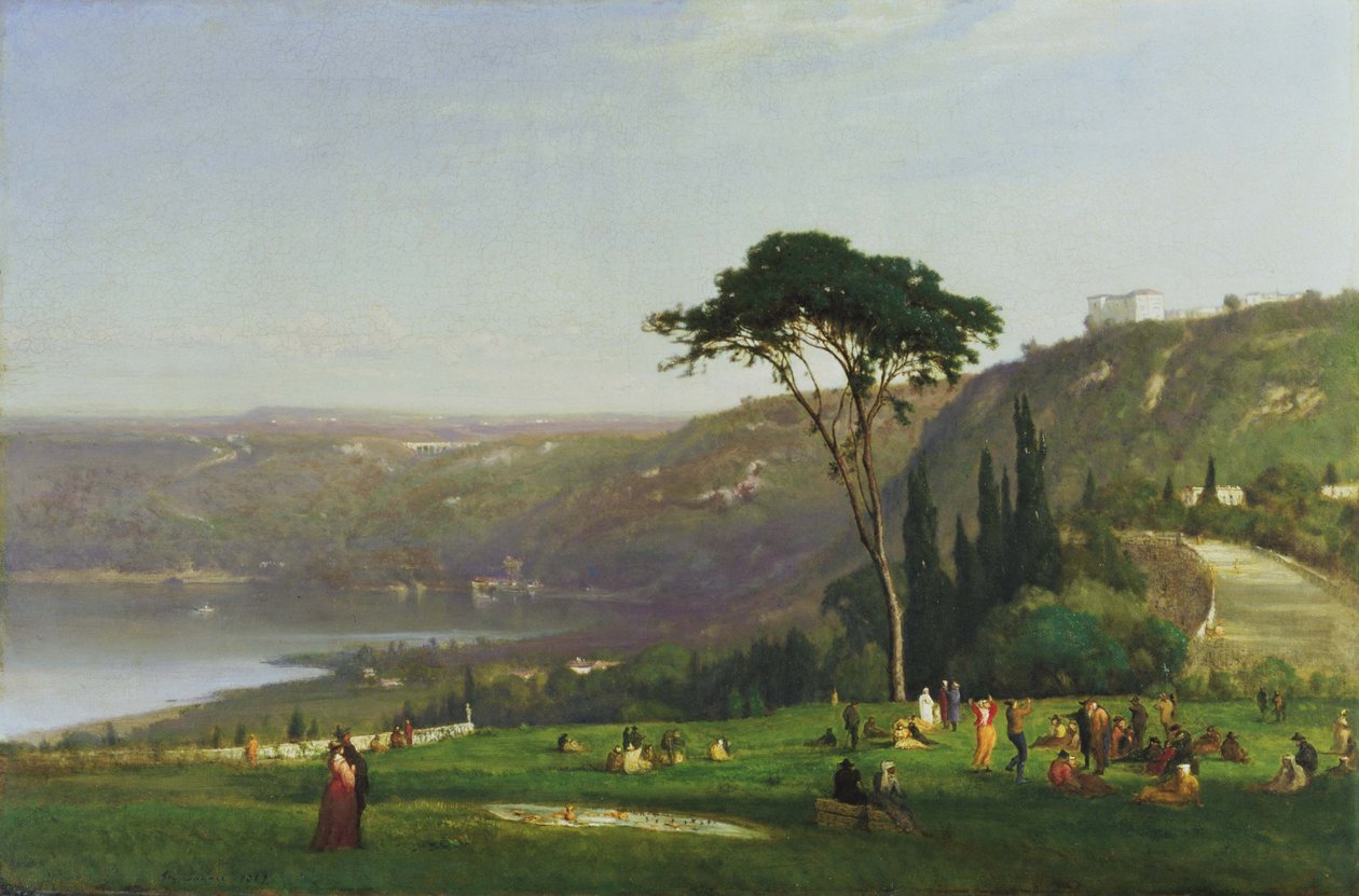 Lago Albano da George Inness