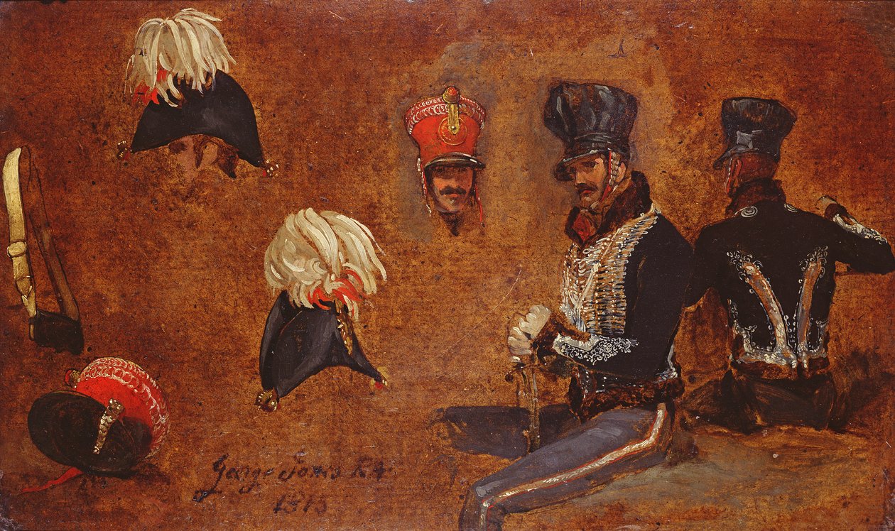 Studi di equipaggiamenti militari, 1815 da George Jones