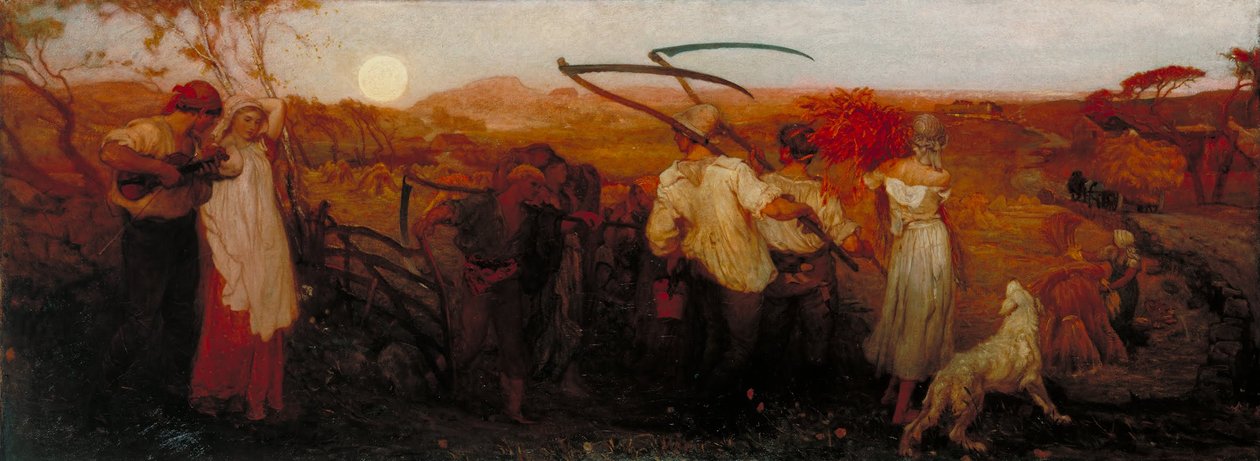 La luna del raccolto da George Hemming Mason