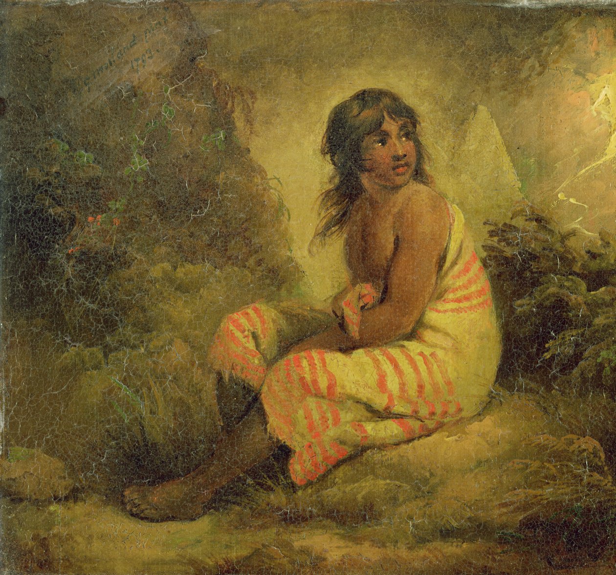 Ragazza indiana, 1793 da George Morland