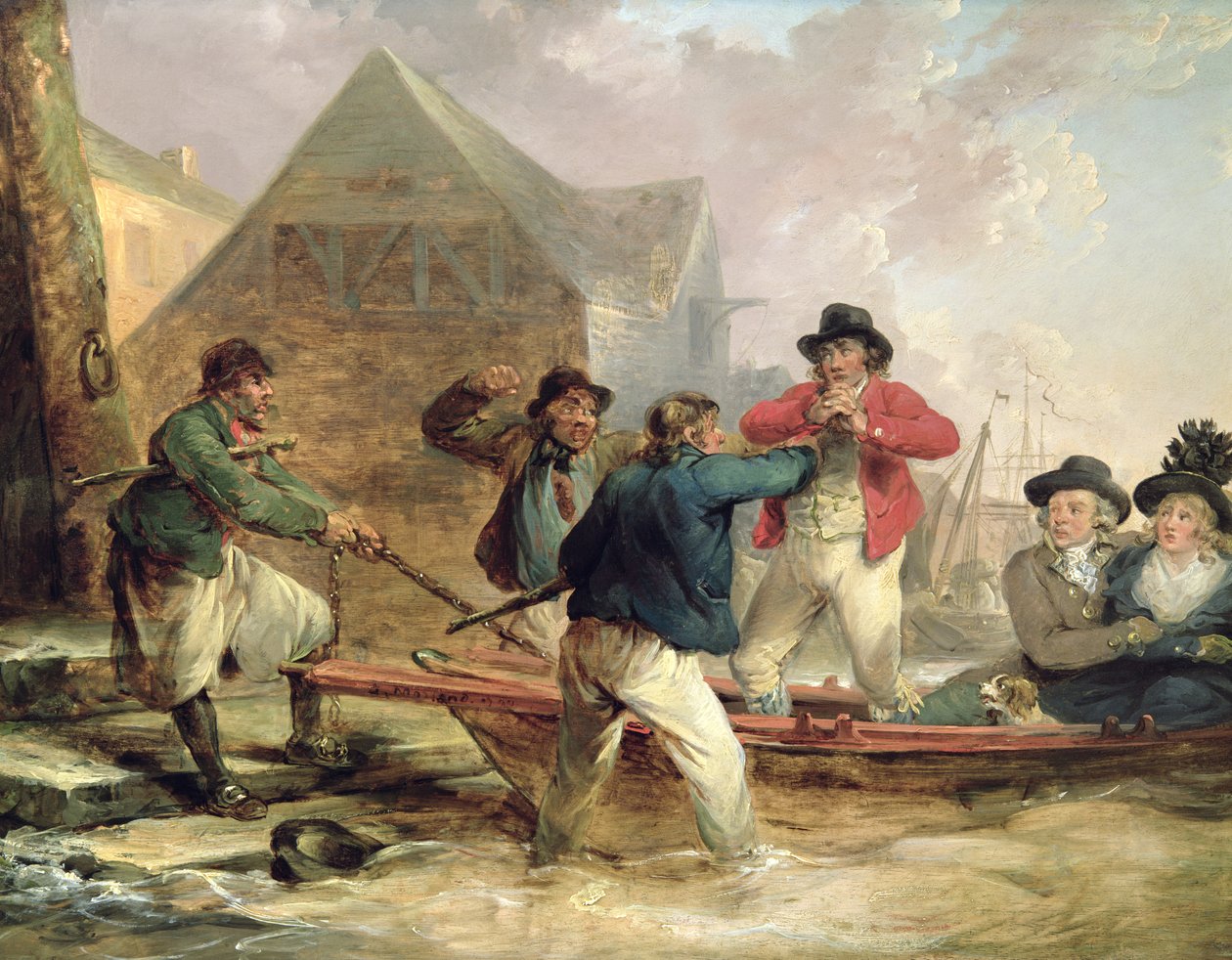 La banda di stampa, 1790 da George Morland