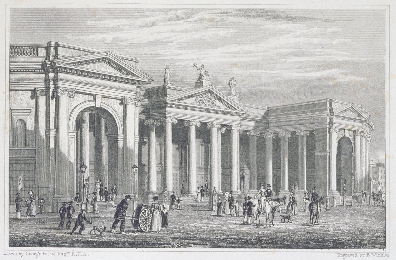 Portico sud della Banca d