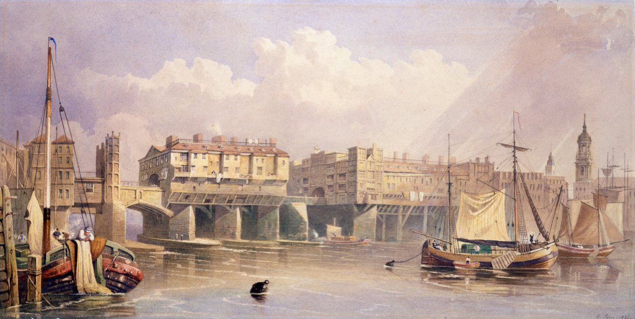 Ponte di Londra, 1835 da George Pyne