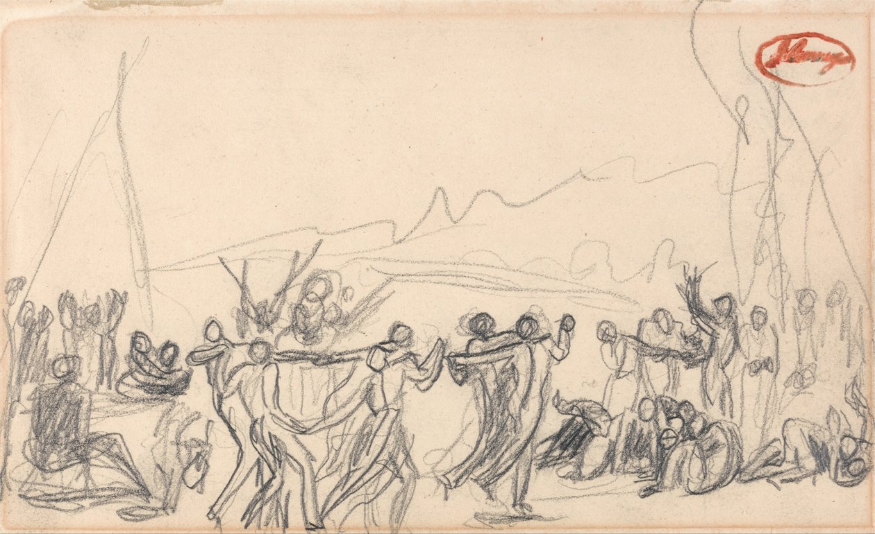 Scena bacchica (Possibilmente antidiluviana) da George Romney