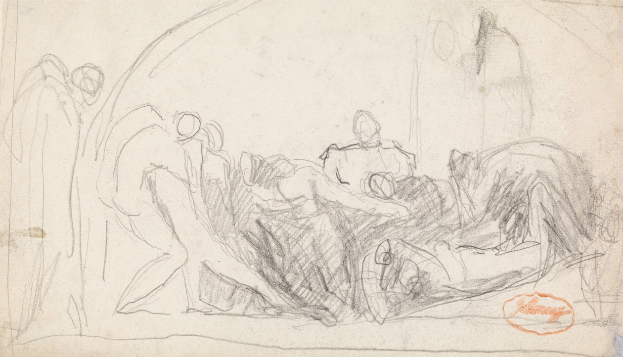 Studio di composizione di figure 22 da George Romney
