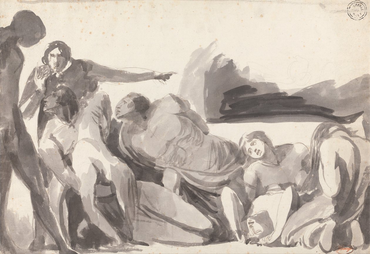 Howard in Visita a una Prigione da George Romney