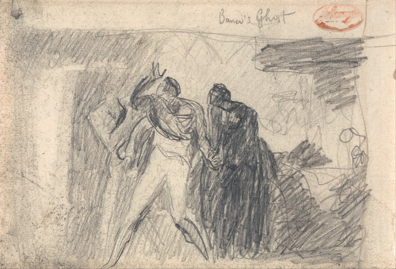 Macbeth - Scena del banchetto da George Romney