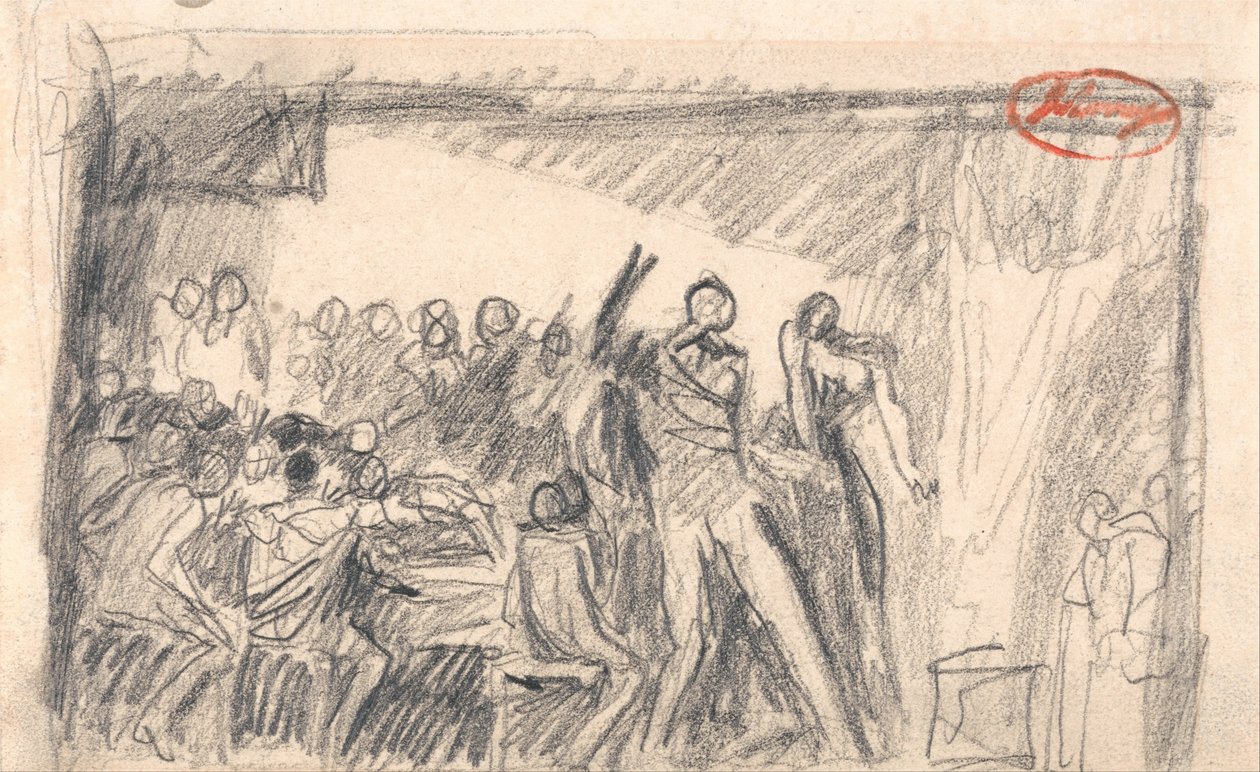 Macbeth - Scena del banchetto da George Romney