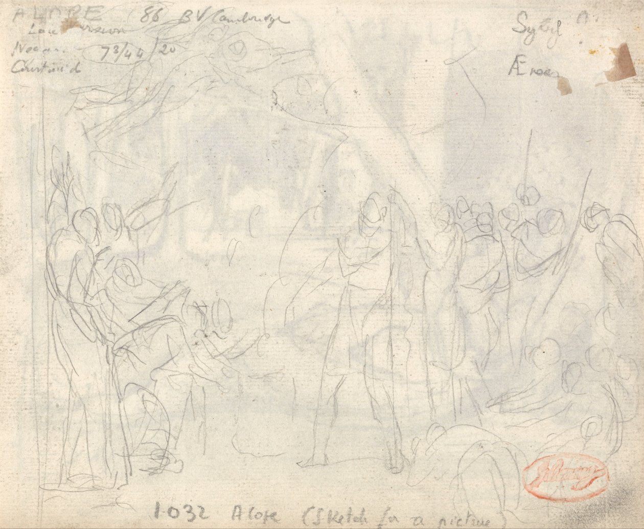 Mucio Scevola da George Romney