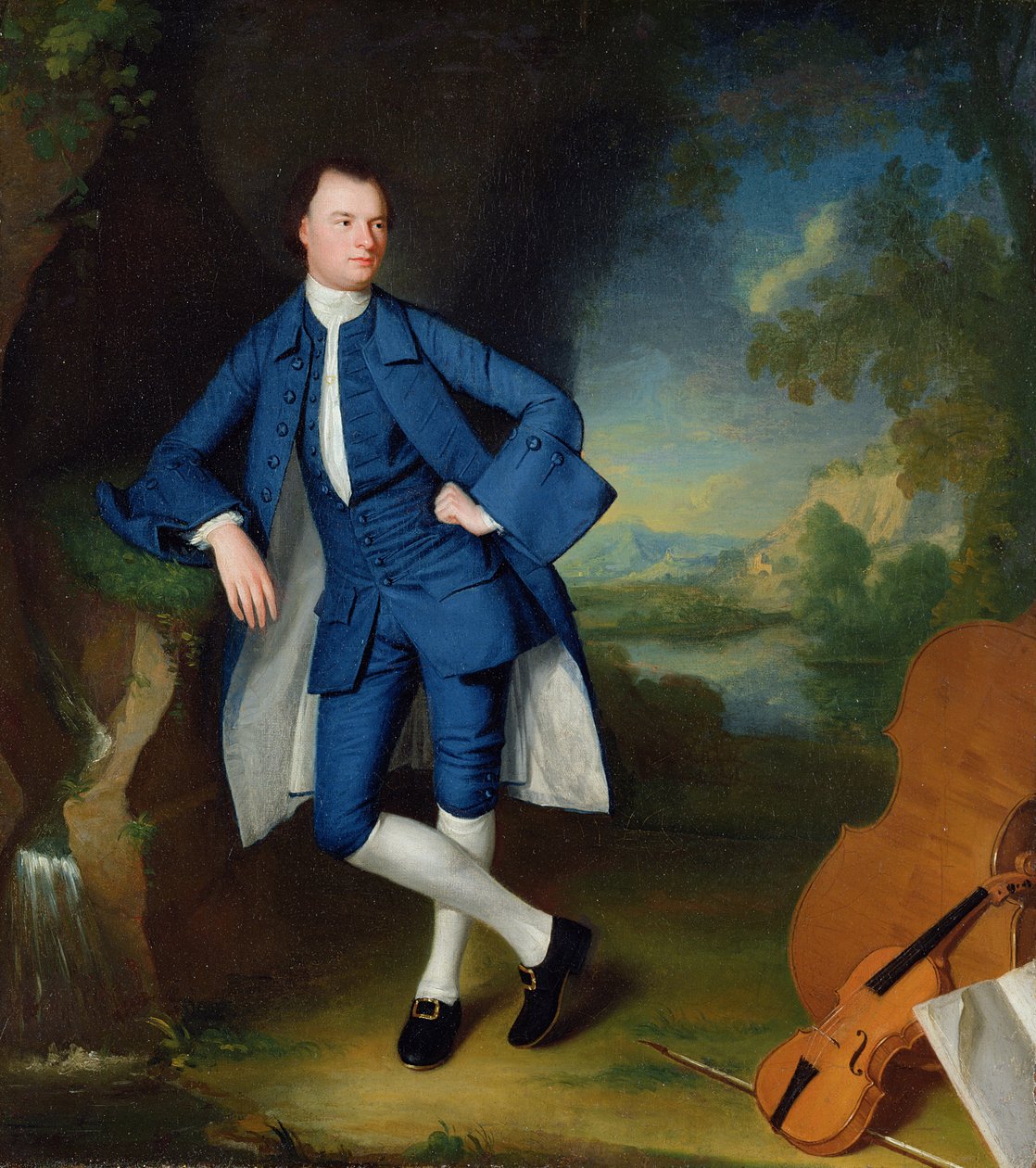 Ritratto di uomo, c.1758-60 da George Romney