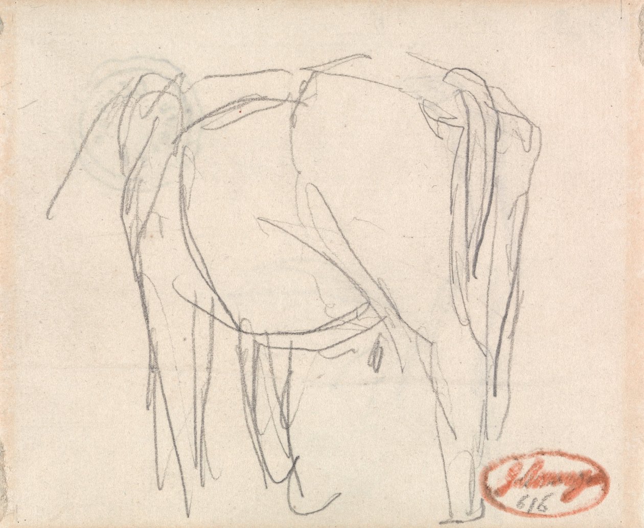 Studio di un animale da George Romney