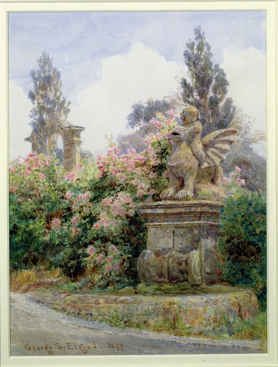 Rose cinesi, Villa Imperiali, Genova da George Samuel Elgood
