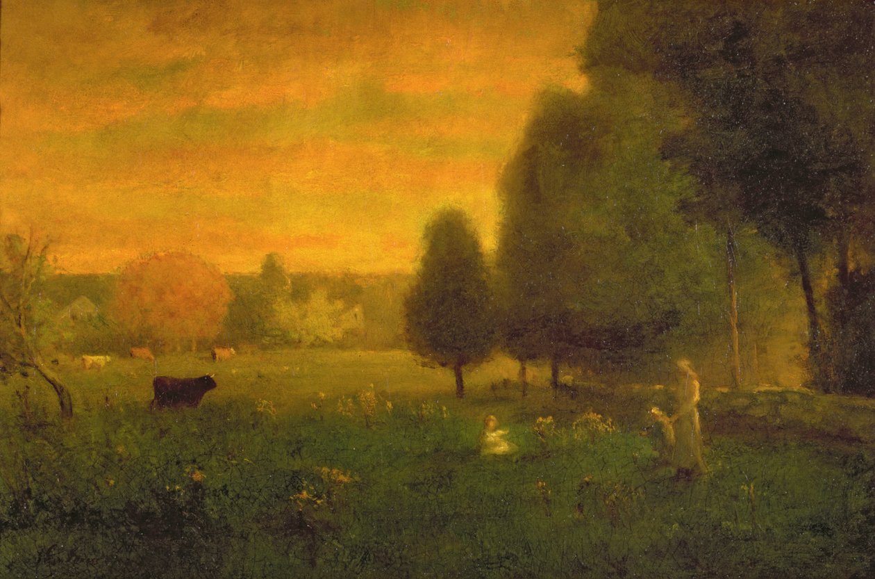 Brillantezza del tramonto da George Inness