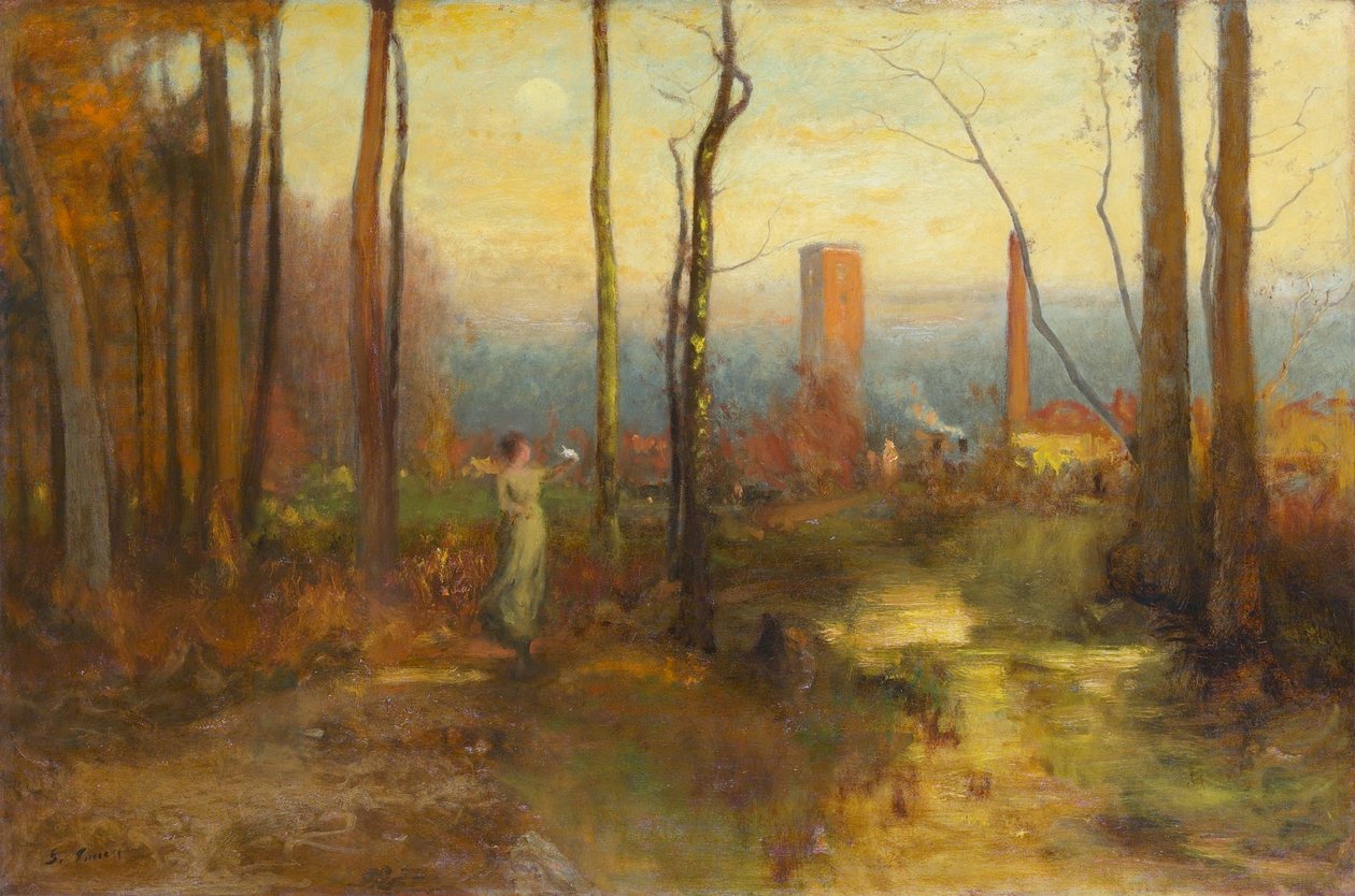 Il ruscello del mulino, Montclair, New Jersey, c.1888 da George Inness