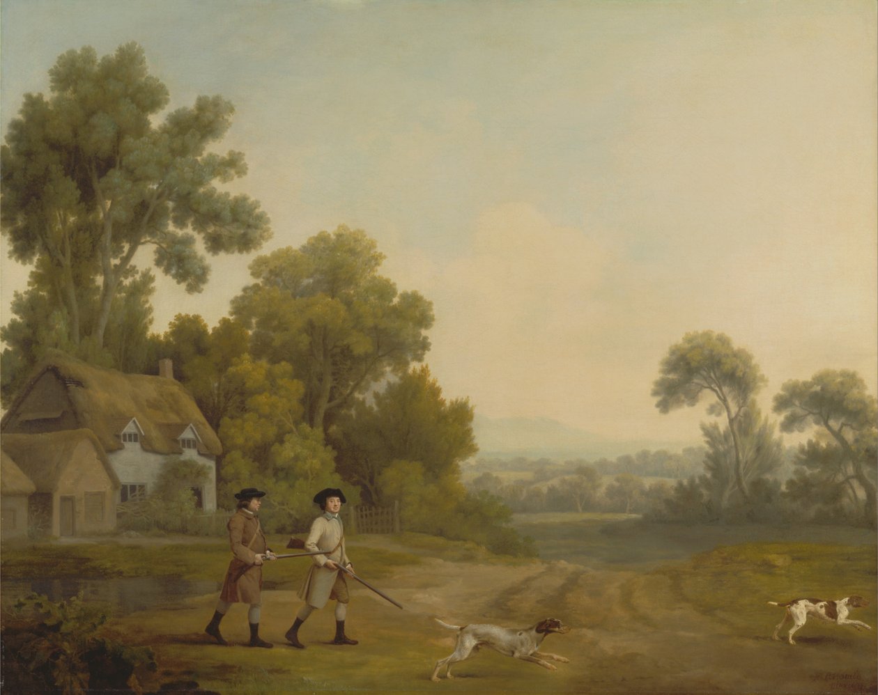 Due gentiluomini a caccia da George Stubbs