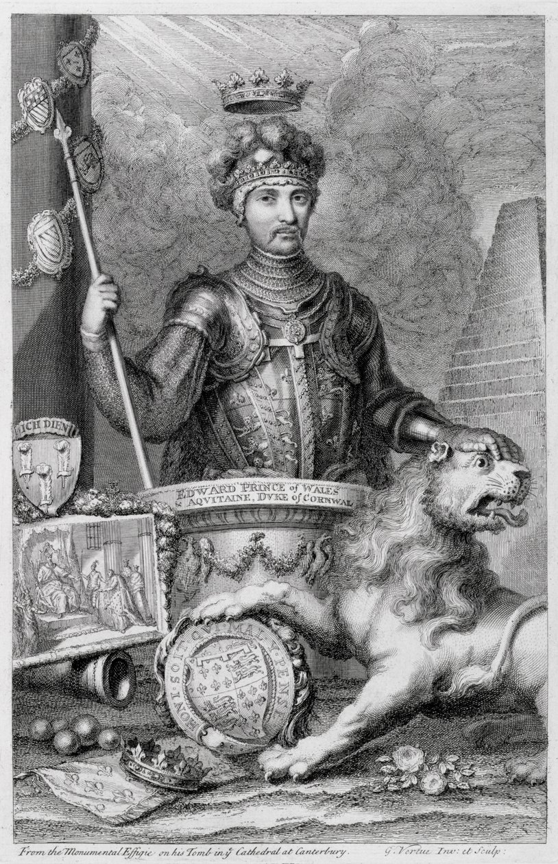 Edward Il Principe Nero (1330-76) dopo l