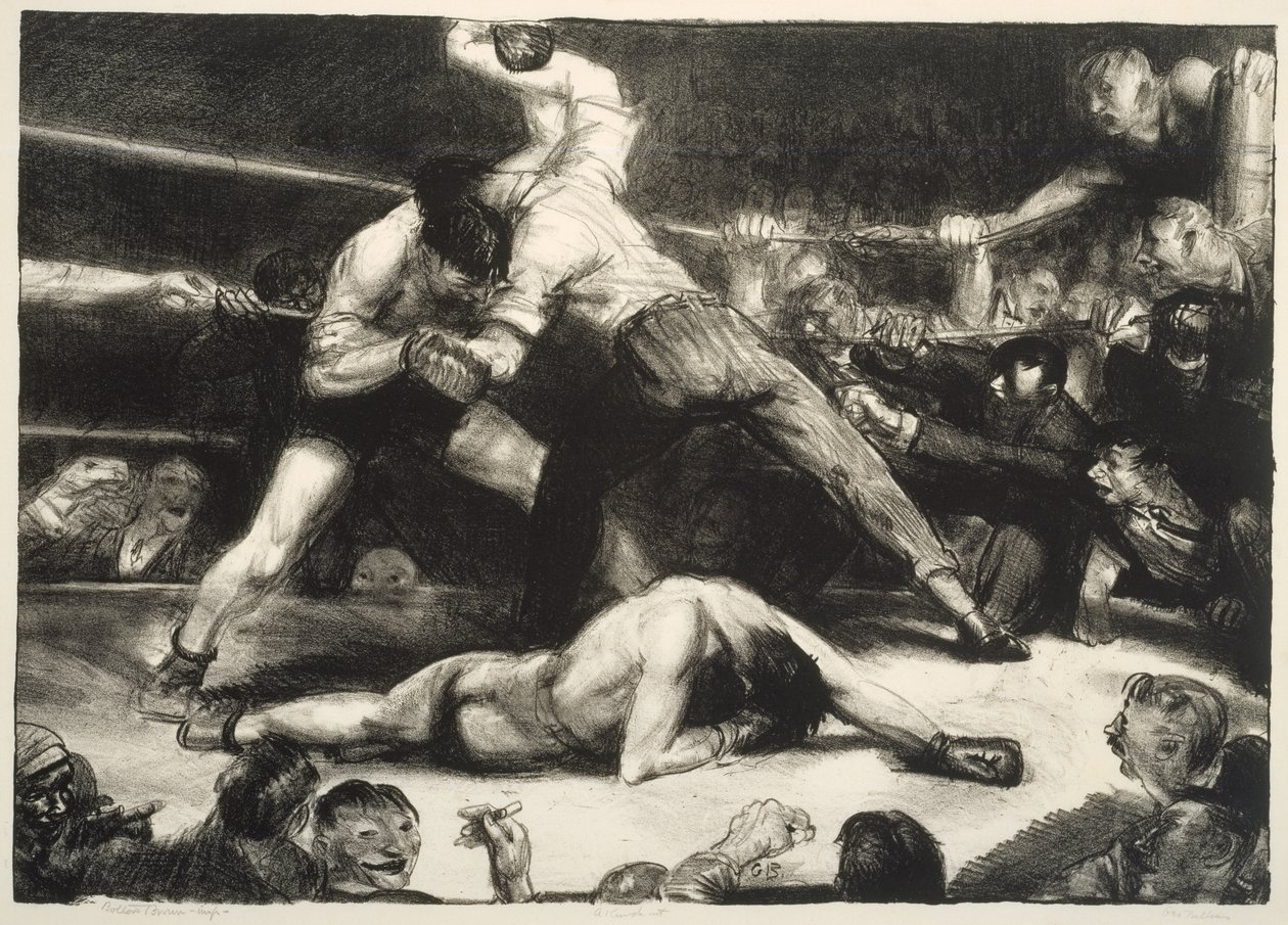 Un colpo da KO da George Wesley Bellows