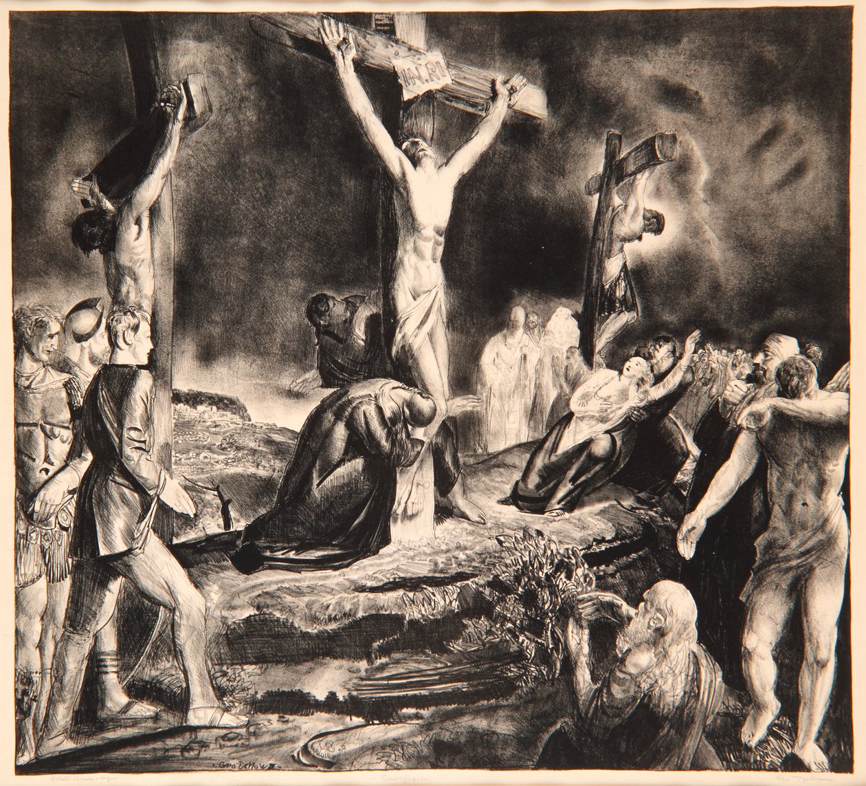 Crocifissione di Cristo, 1923 da George Wesley Bellows