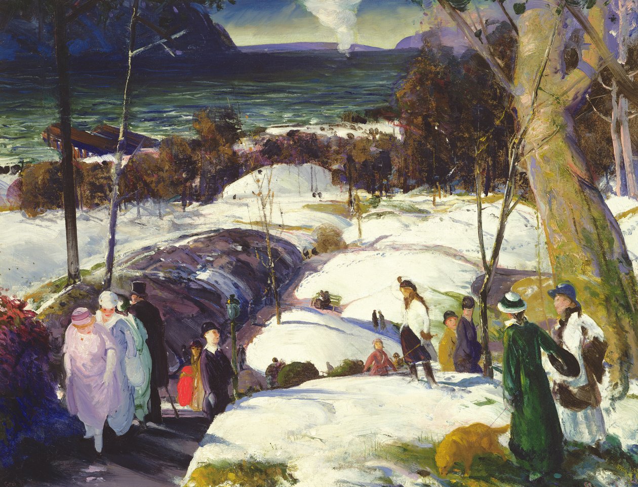 Neve di Pasqua, 1915 da George Wesley Bellows