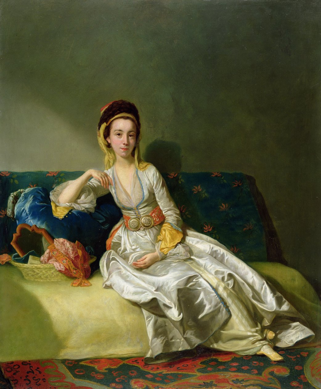 Nancy Parsons in abito turco, c.1771 da George Willison