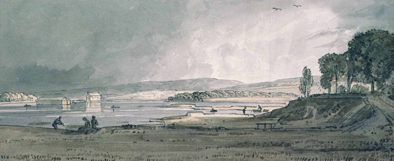 Traghetto di Yarmouth, Isola di Wight da George the Younger Barret