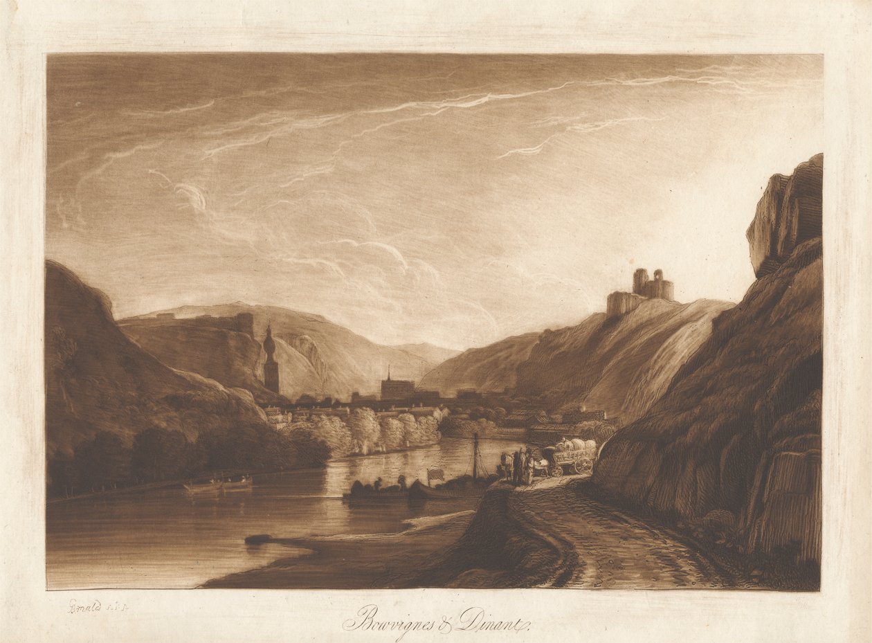Bouvignes e Dinant da George Arnald