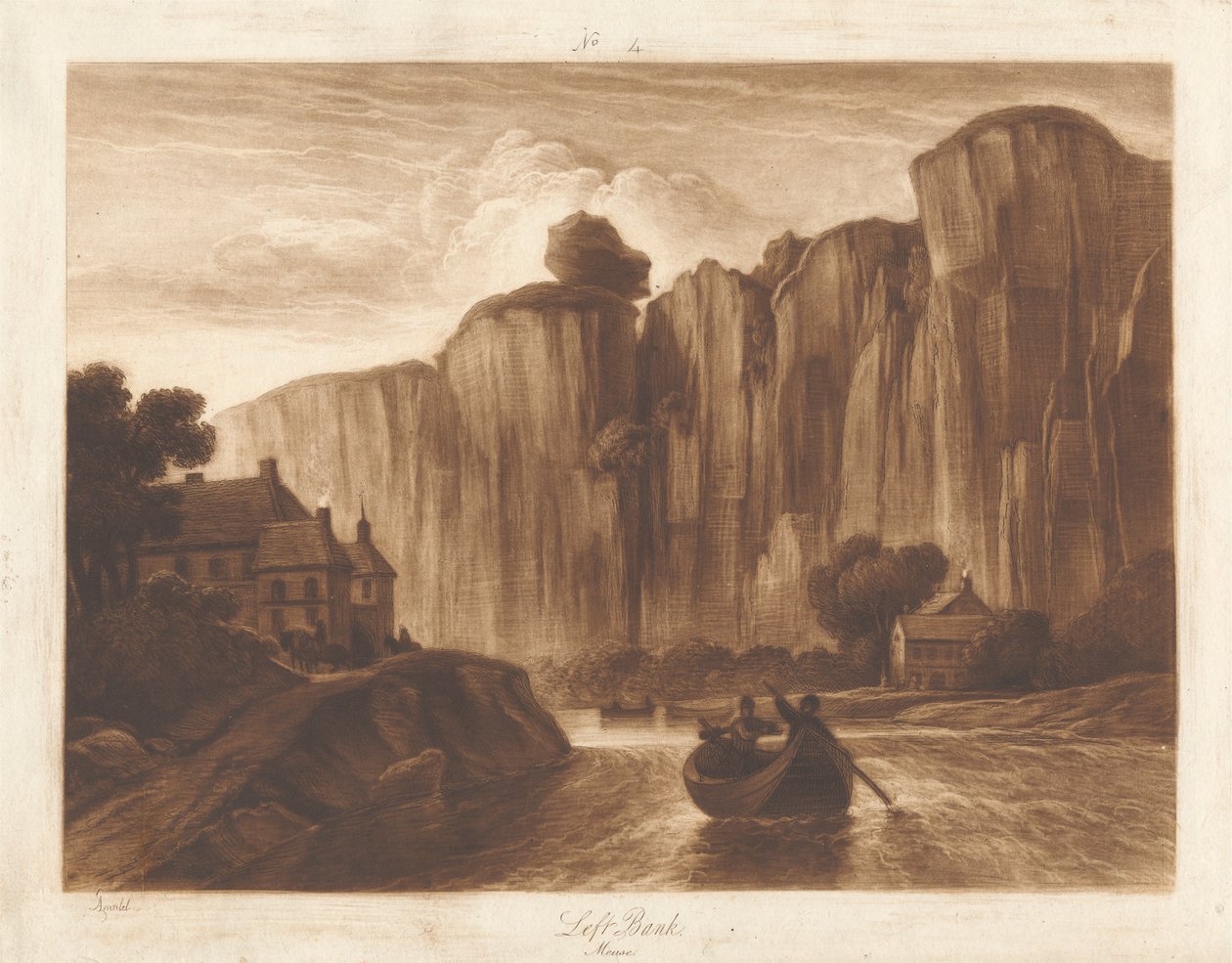 Riva sinistra, Mosa da George Arnald