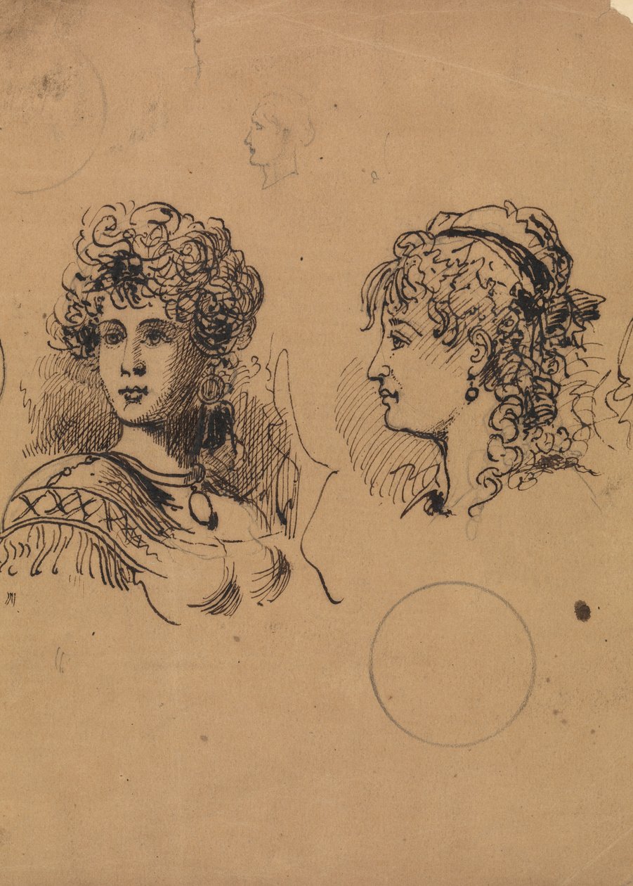 Due teste femminili da George Augustus Sala