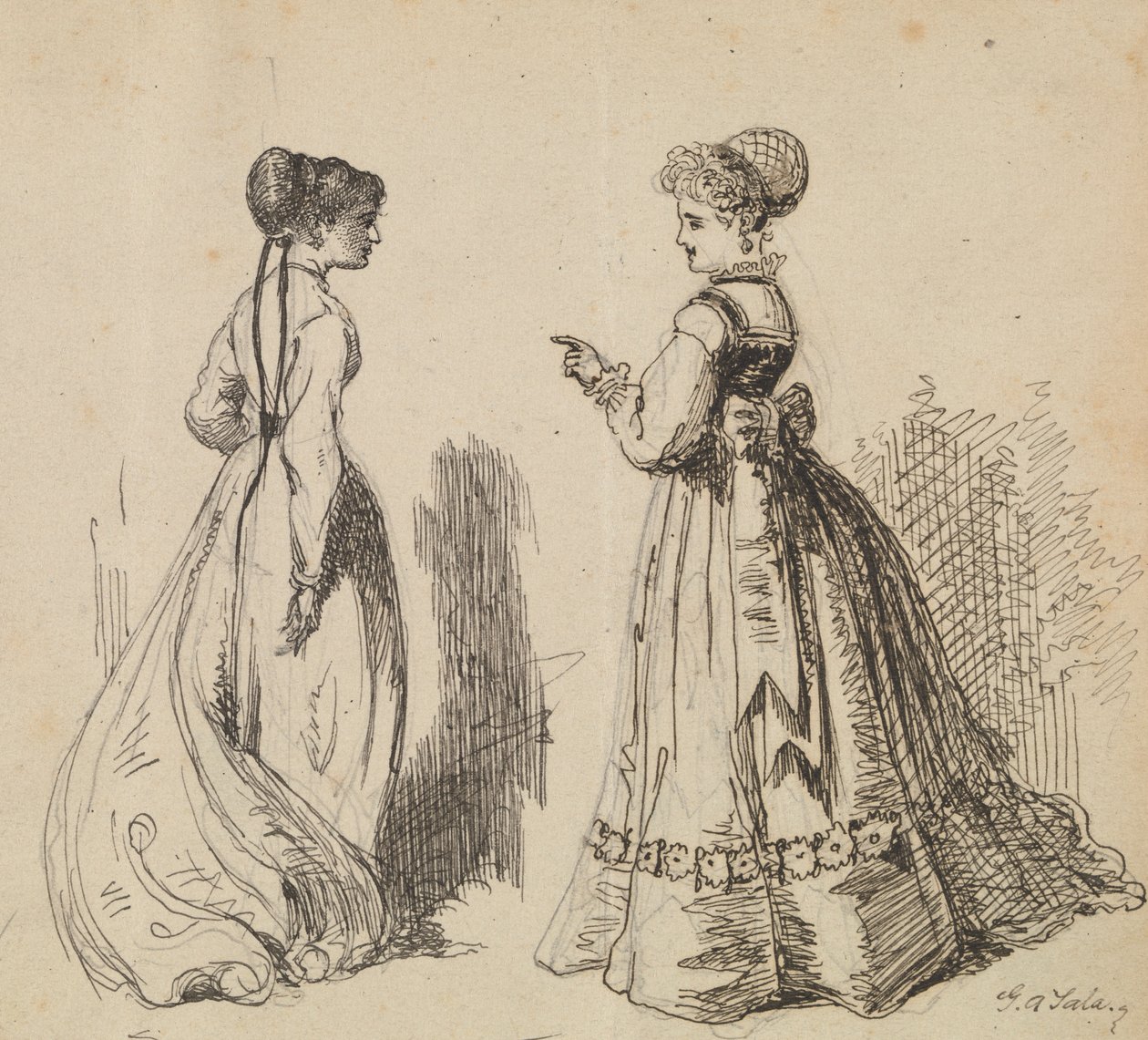 Due donne da George Augustus Sala