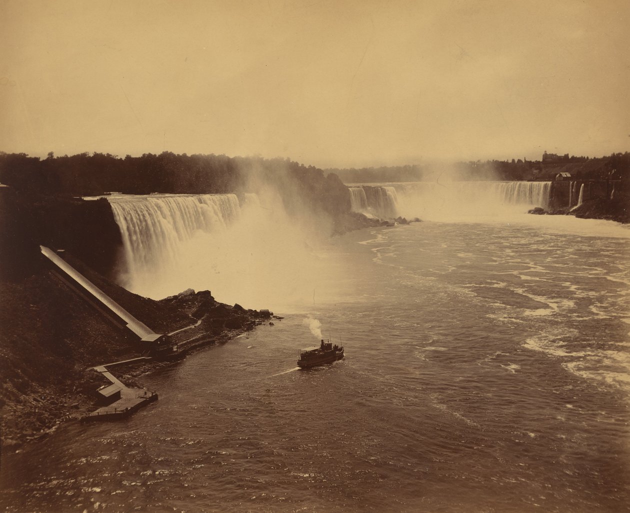 Cascate del Niagara, c. 1890 da George Barker