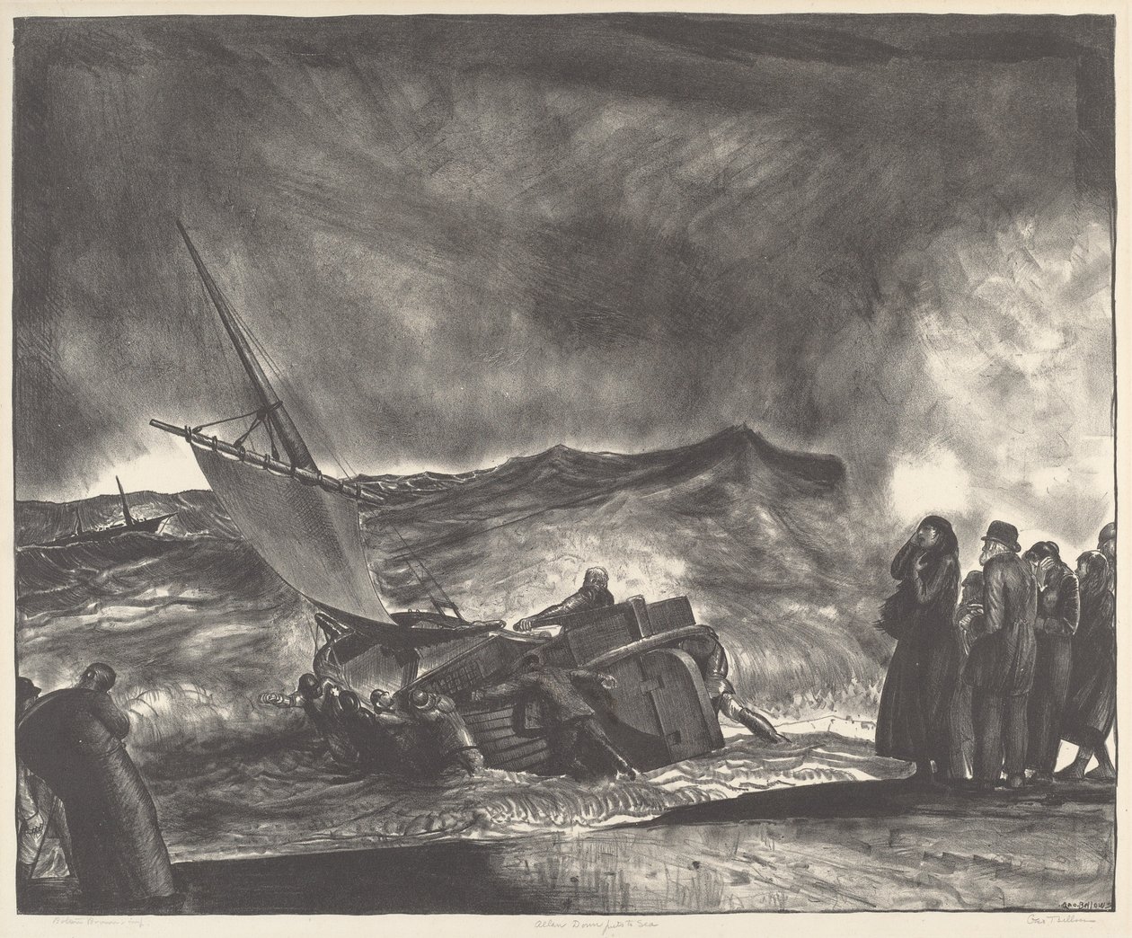 Allan Donn prende il mare da George Bellows