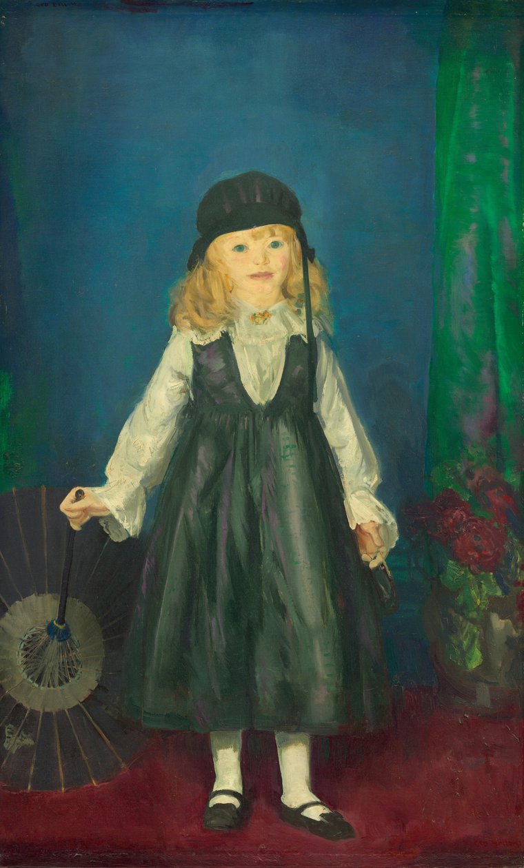 Anne con un parasole giapponese da George Bellows