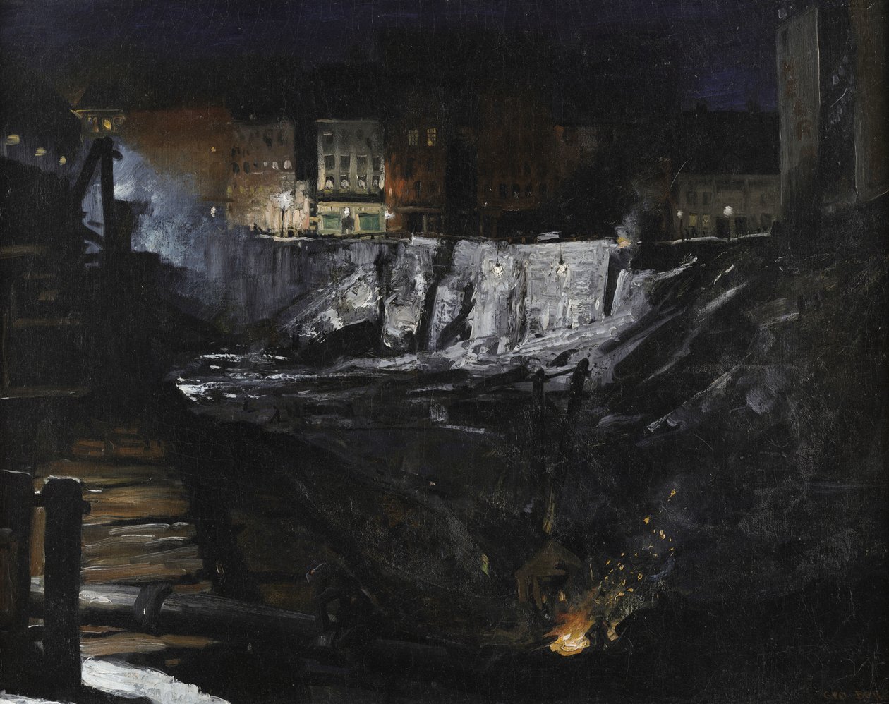 Scavi notturni da George Bellows
