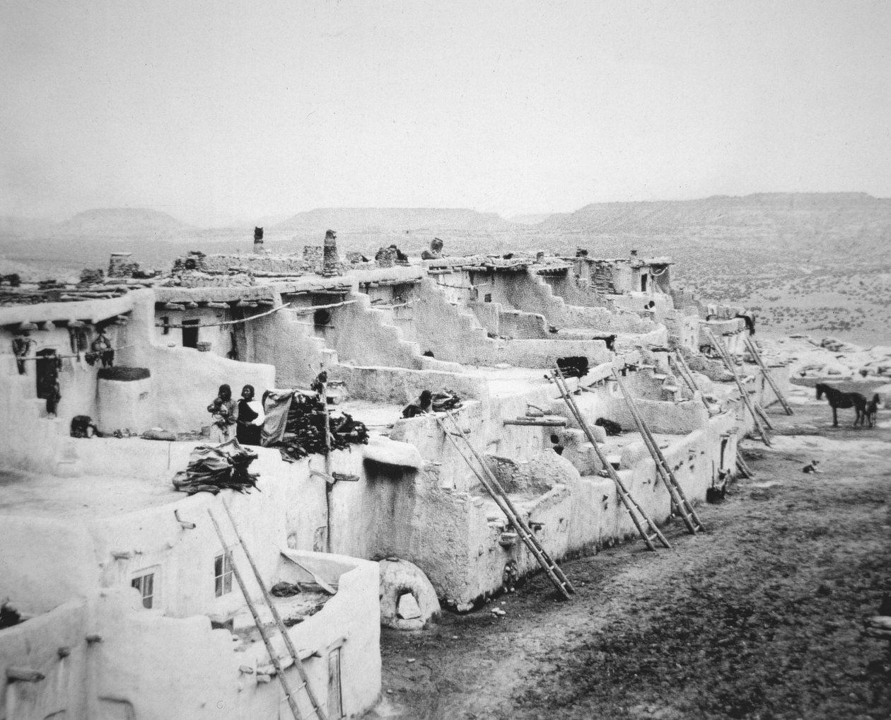 Pueblo Acoma, Nuovo Messico da George Benjamin (Ben) Wittick