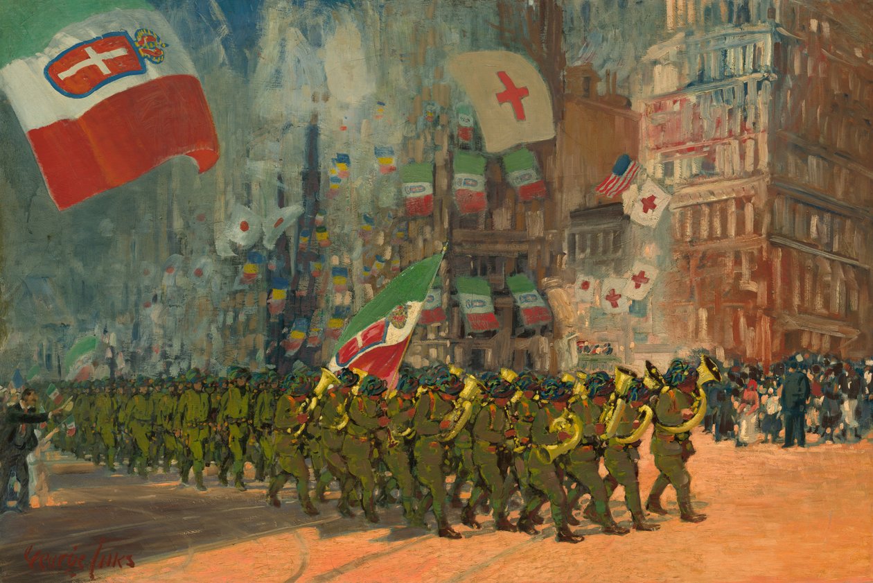 I Bersaglieri da George Benjamin Luks