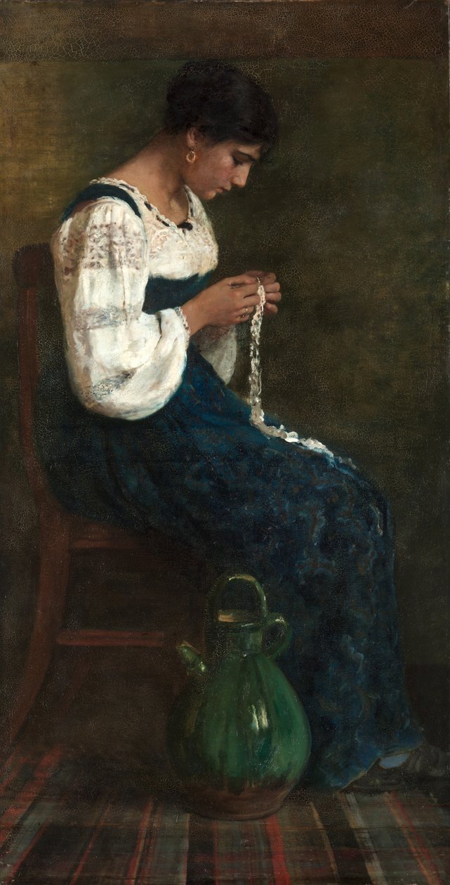 Merlettaia di Capri da George Bernard Jr Butler