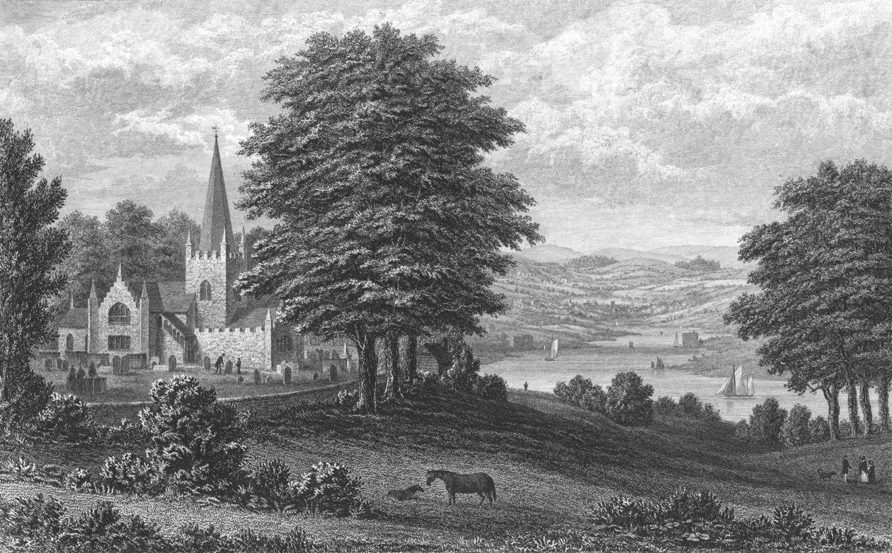 Chiesa di Whippingham, Isola di Wight, 1851 da George Brannon