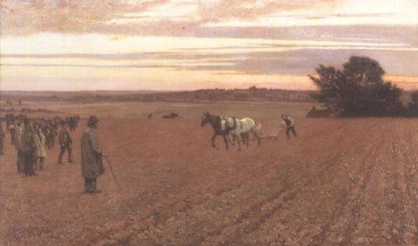 La gara di aratura da George Carline