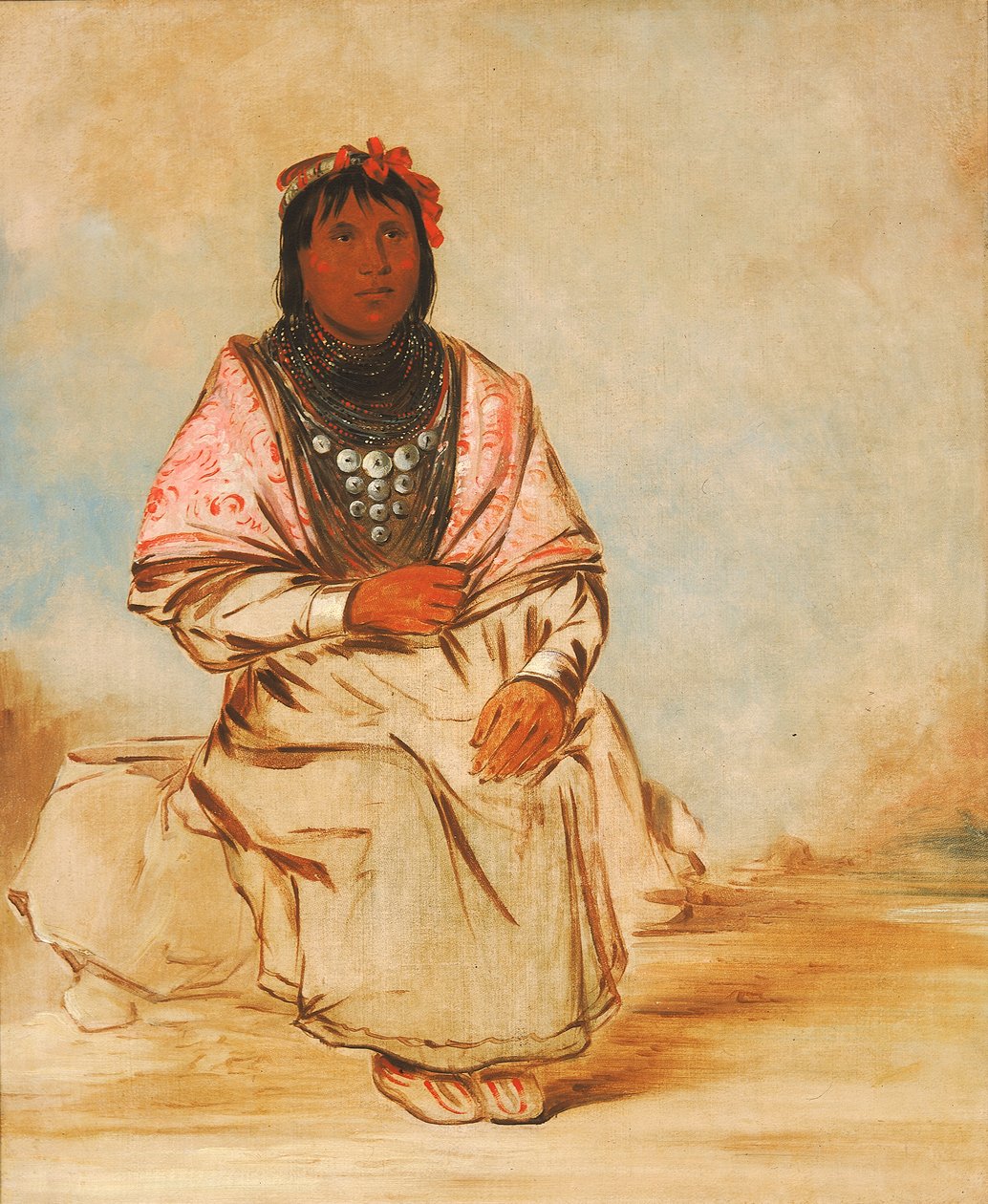 Una donna Seminole, 1838 da George Catlin