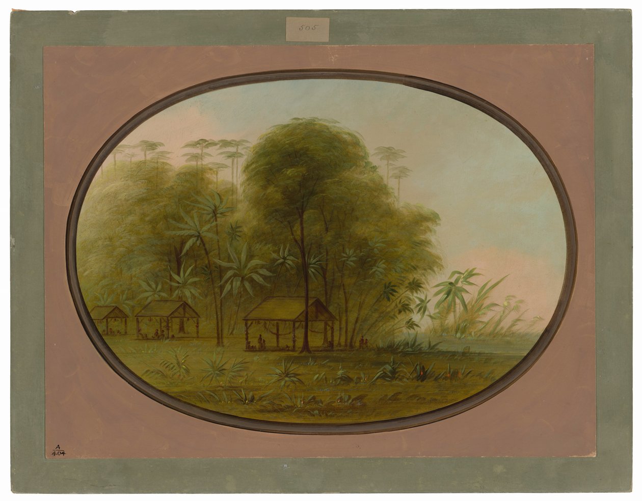 Villaggio Arowak da George Catlin