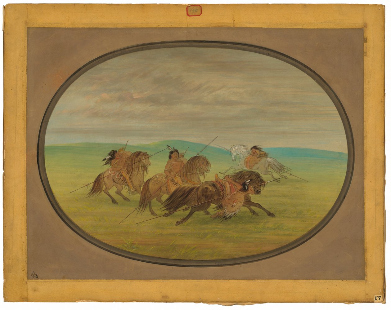 Equitazione Comanche da George Catlin