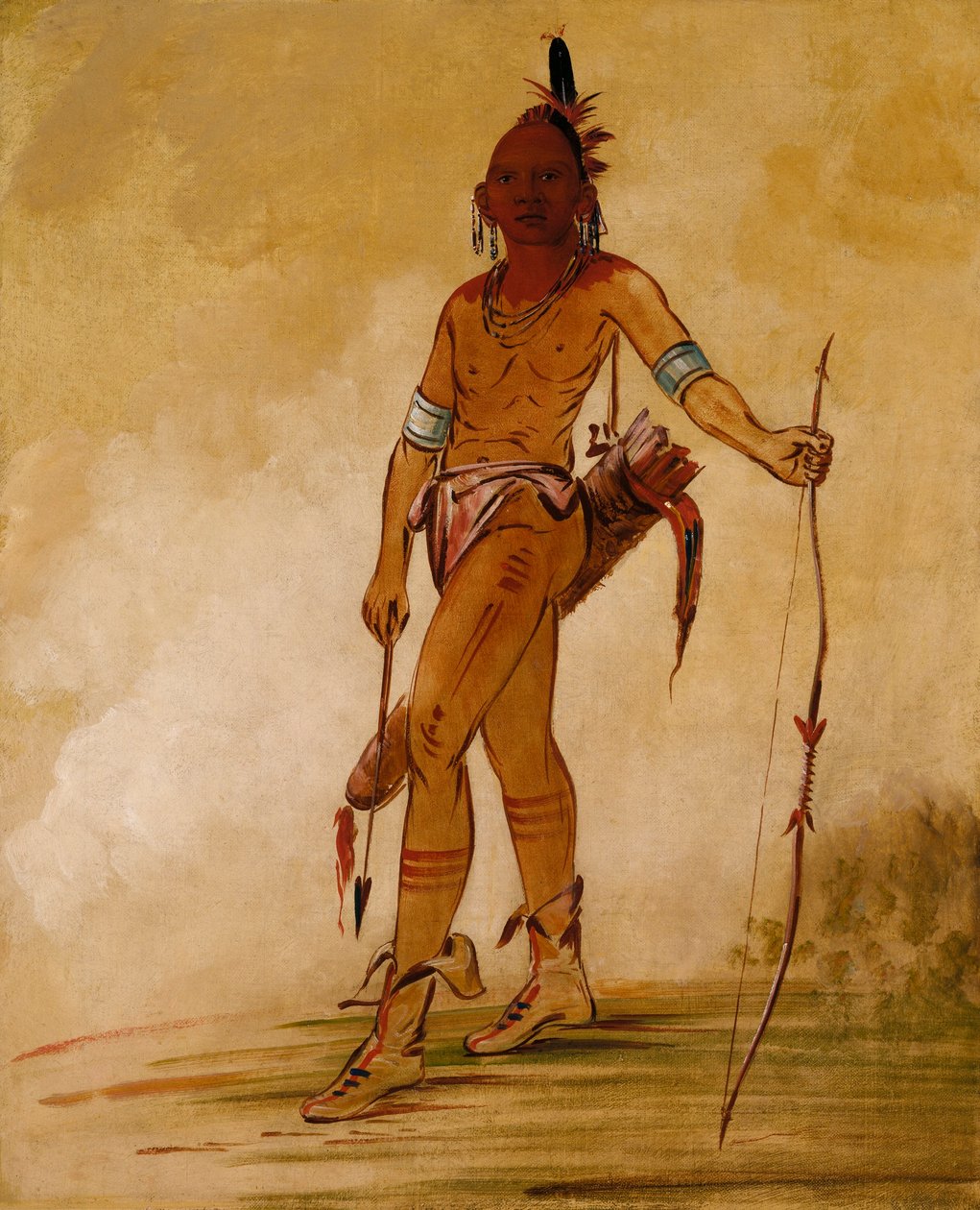 Cáh-he-ga-shín-ga, Piccolo Capo da George Catlin
