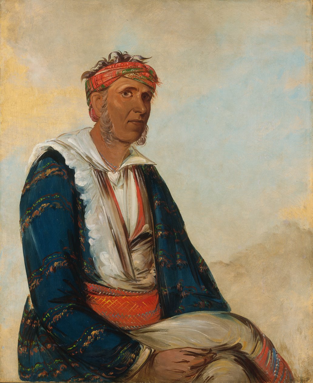 Cól-lee, un capo di banda, 1834 da George Catlin